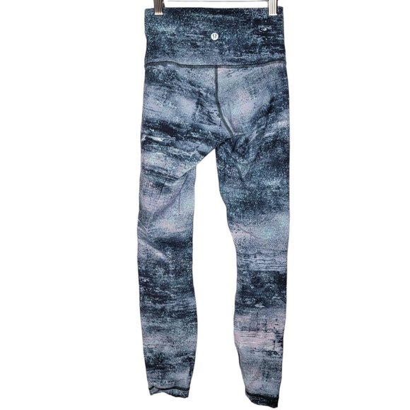 Lululemon 2 Wunder Under High-Rise Tight 25" Full‎ On Luxtreme Leggings Azurite - Picture 2 of 5